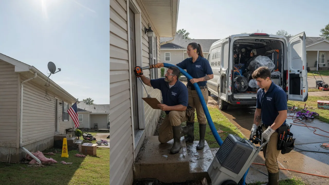 Ceiling Water Damage Restoration in Rocky, OK near me